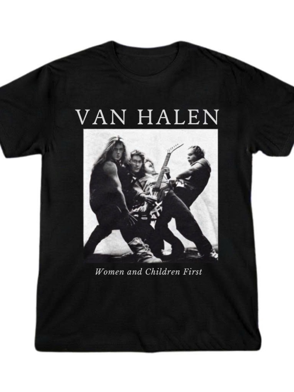 Gildan Shirt Van Halen Black Graphic Tee